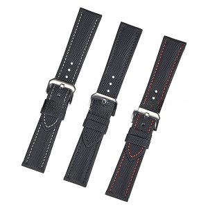 Black nylon canvas strap