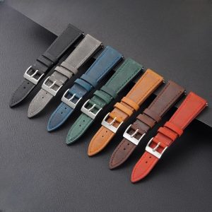 Wholesale Retro Style Crazy Horse Leather Watch Band