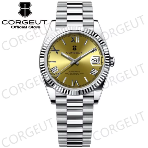 Corgeut 6002 NH35 Movement Sapphire Mirror 100m waterproof