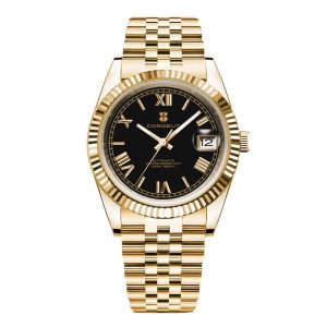 Corgeut 6002 NH35 Movement Sapphire Mirror 100m waterproof