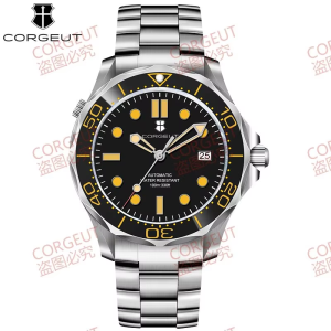 Corgeut 6008 NH35 Movement Sapphire Mirror 100m waterproof