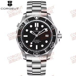 Corgeut 6008 NH35 Movement Sapphire Mirror 100m waterproof