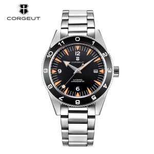 Corgeut 6013 NH35 Movement Sapphire Mirror 100m waterproof