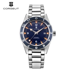 Corgeut 6013 NH35 Movement Sapphire Mirror 100m waterproof