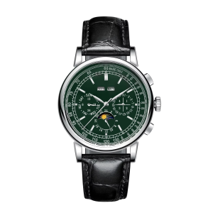 Corgeut 6016 Seagull Movement Sapphire Mirror 30m waterproof