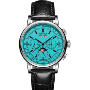 Corgeut 6016 Seagull Movement Sapphire Mirror 30m waterproof