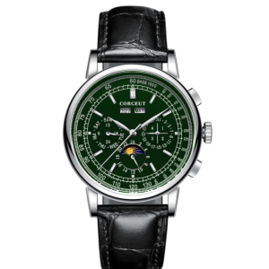 Corgeut 6016 Seagull Movement Sapphire Mirror 30m waterproof