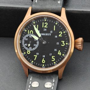 Corgeut 6025 ST3600 Movement Sapphire Mirror 30m Waterproof