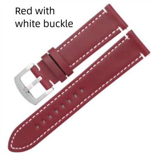 Red and White Buckle