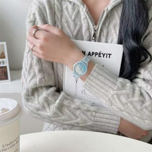 MSTIANQ 1103 Candy Color Women's Quartz Wrist Watch