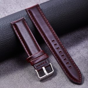 Oil wax leather genuine leather watch strap