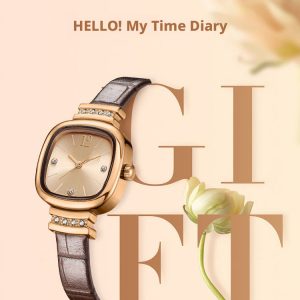 MSTIANQ 1110 Women's retro Square Quartz Watch