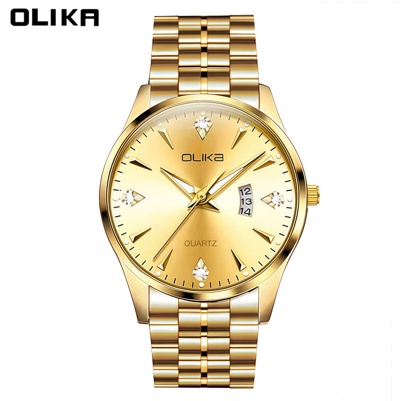 OLIKA 1903 Men's Gold Quartz Watch