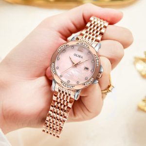 OLIKA 6604L Fritillary Face Women Quartz Watch