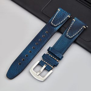 High-end vintage tree resin leather strap