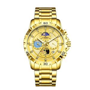 X-GEQCK 5072 Men's Starry Sky Style Electronic Waist Watch