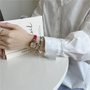 MSTIANQ 1110 Women's retro Square Quartz Watch