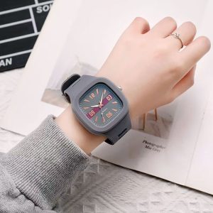 Omniwatches 7726 Square Couple Quartz Watch