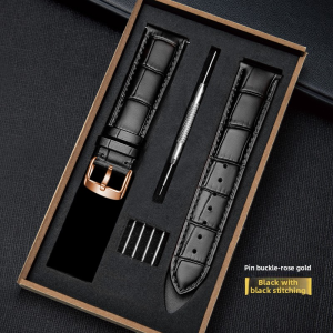 Bamboo Leather Belt With Pin Buckle/Butterfly Buckle Set